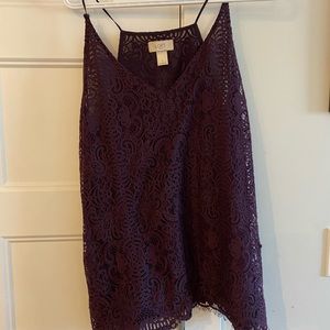 Lace tank